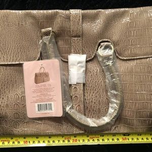NWT JESSICA SIMPSON FAUX ALLIGATOR PURSE